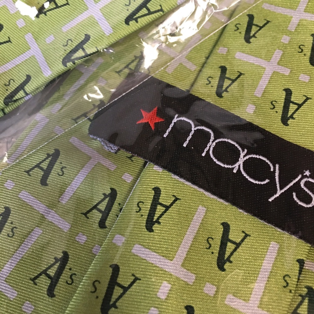 Macy's Oakland A’s Necktie